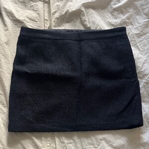 GAP Black Mini Skirt - Textured A-Line